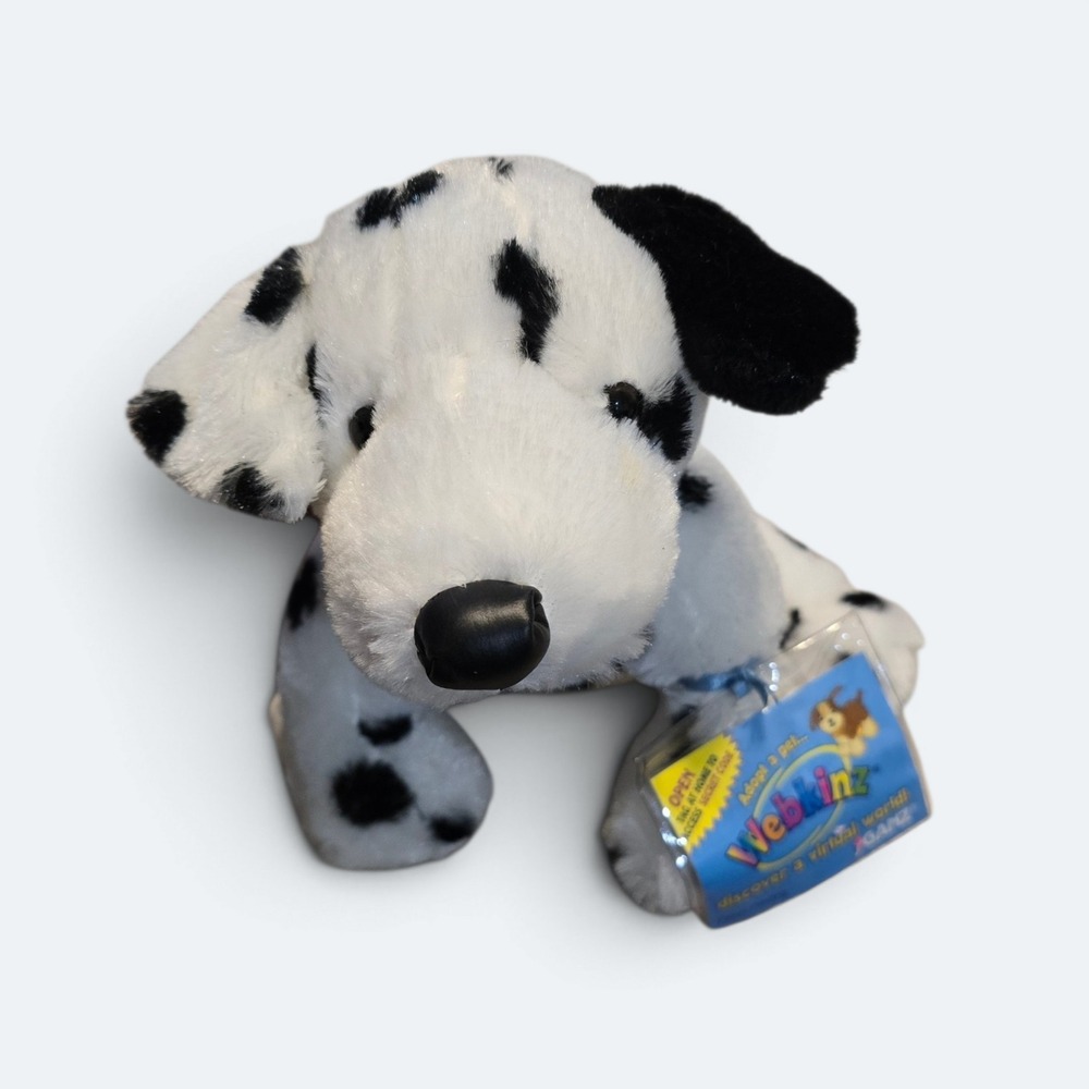 Ganz Webkinz Dalmatian Retired Plush Ganz HM123 New with Sealed Tag